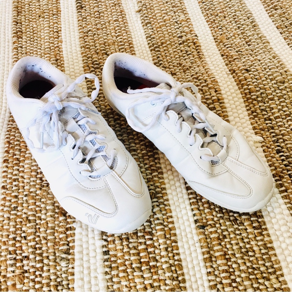 VARSITY cheer cheerleading tennis shoes school white athletics sports 8.5 - Picture 5 of 9